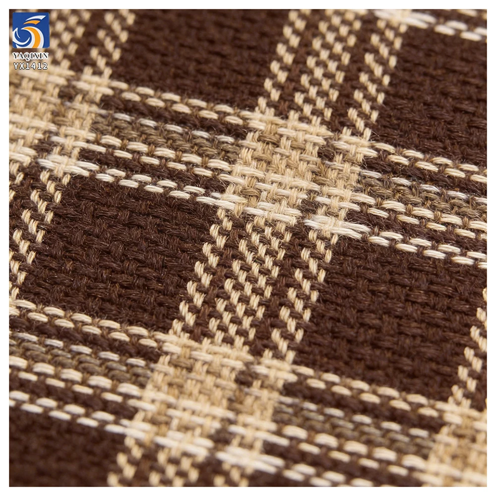 YX1412 190gsm High Quality TR 30 Polyester 70 Cotton Yarn Dyed Plaid Fabric for Fashion Women Dresses and Shirts - 图片 3