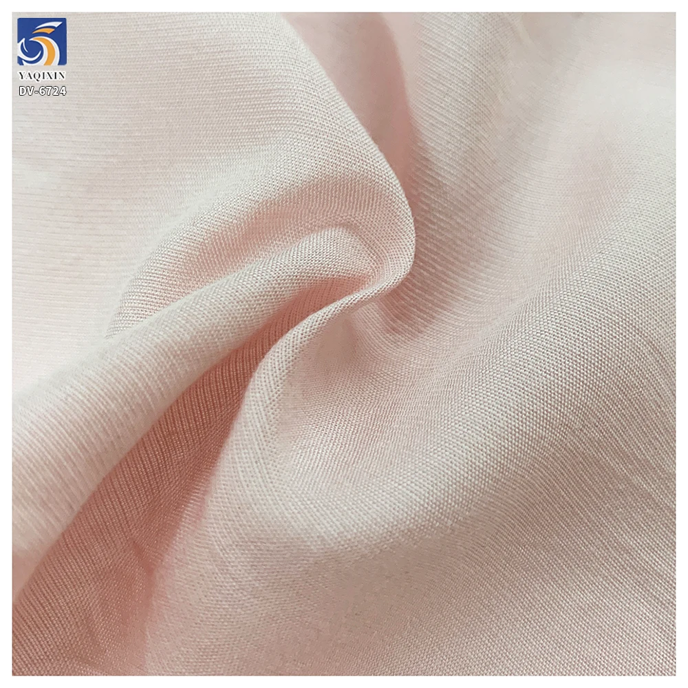 DV-6724 95g Lightweight Eco Friendly 100% Lyocell Silk Touch Chiffon Fabric Ice Silk Soft for Womens Summer Apparel - 图片 4