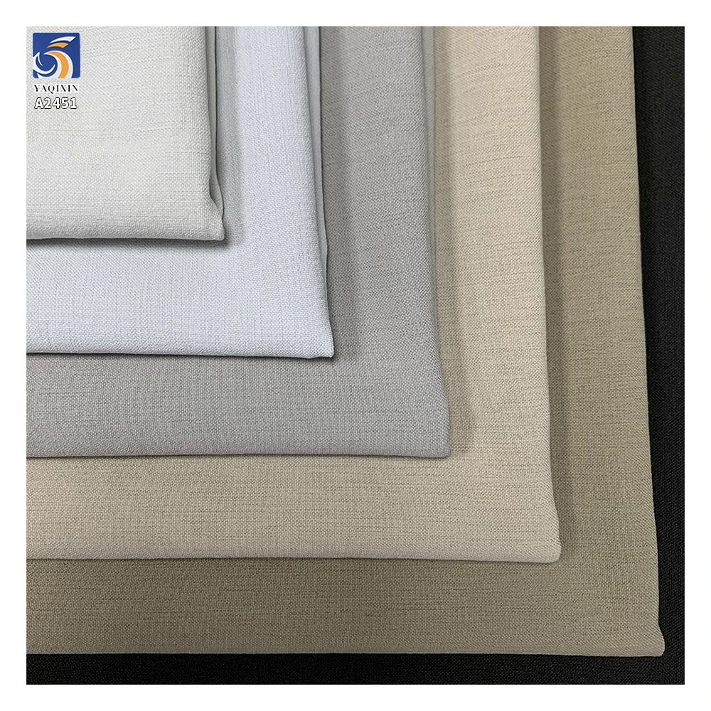 A2451 270gsm Medium Weight 60% Polyester 40% Composite Silk Stretch Fabric New Materials Poly Poplin Thin Stretch Shorts Fabric - 图片 3