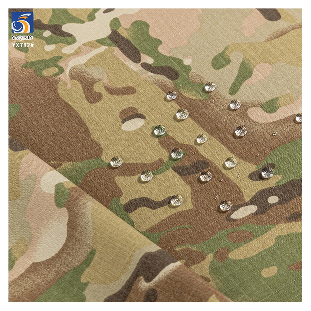 YX782-1 Waterproof 200gsm Camouflage Polyester Cotton Elastic Blended Fabric Camouflage Outdoor Fabric for Jackets Pants - 图片 3