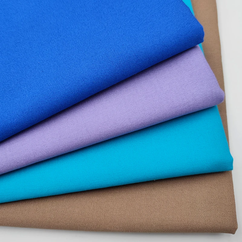 A746 Wholesale 7.5OZ 210gsm Fine Canvas Fabric Workwear 100% Cotton Fabric Can Be Used for Bags - 图片 5
