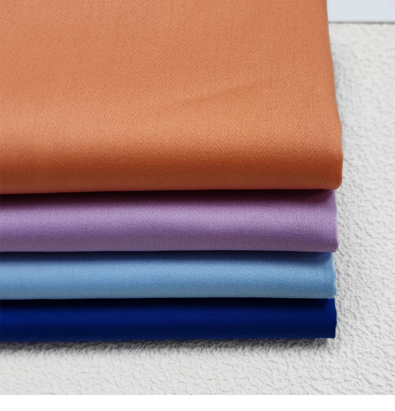 A2259 115gsm Satin 60S High Quality Cotton Fabric for Women's Clothing Baby Fabric - 图片 3