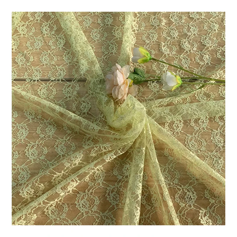 LST008 Factory Online Wholesale Beautiful Swiss Lace Fabric for Underwear/Clothing/Dress - 图片 6