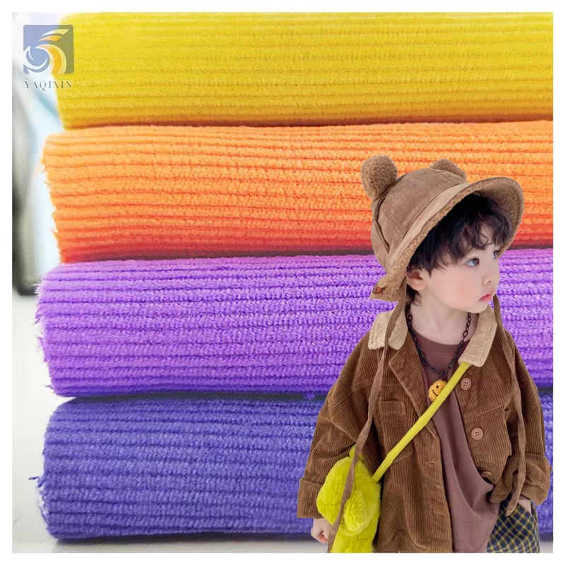 Guangzhou Stretch Corduroy Fabric Manufacturers 310gsm 16W Spandex Cotton Corduroy Fabric for Clothes