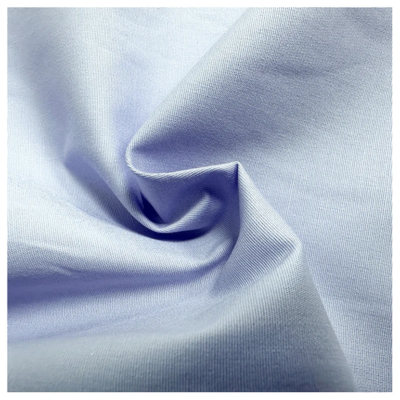 A1140 Stretch 50S 130gsm 97% Cotton 3% Spandex Stretch Plain Cotton Fabric for Women's Clothing Fabric - 图片 4