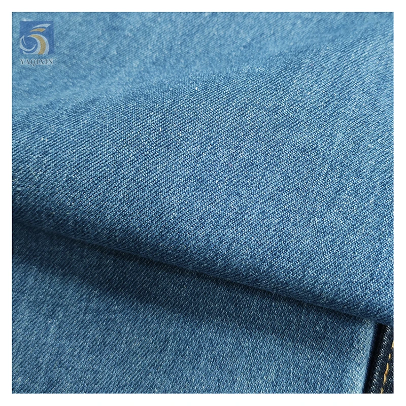Premium Custom 100 Twill Cotton Textile Denim Fabric 12 oz Plain Washed Denim Jacket Jeans Fabric Cotton Pakistan - 图片 5