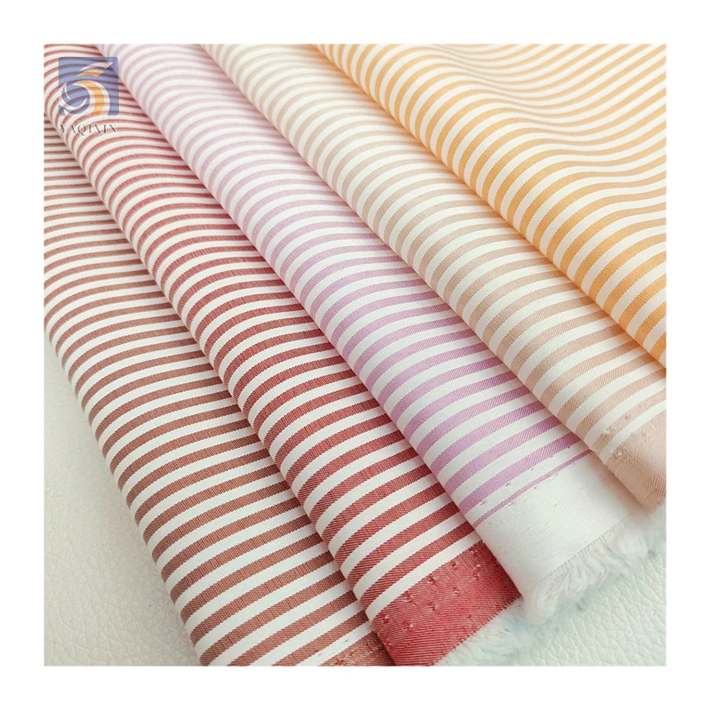 PLK012 American Hot Sales 95%Polyester 5%Spandex Stretch Vertical Striped Yarn-Dyed Fabrics by the Meters 2mm/5mm/8mm - 图片 6