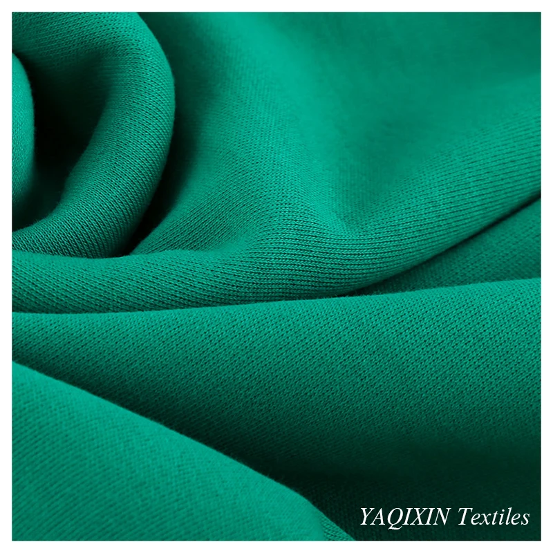 YX2129 180gsm-210gsm 92% Cotton 8% Spandex Stretch Cotton Jersey Fabric T-Shirt 40S 1X1 Rib Knitted Cotton Fabric - 图片 6
