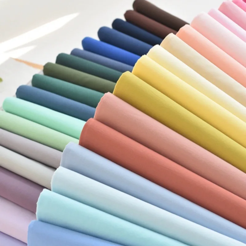 85gsm High Density Voile Yarn 100 Cotton Poplin Fabric, Suitable for Summer Shirt Dress Lining - 图片 6