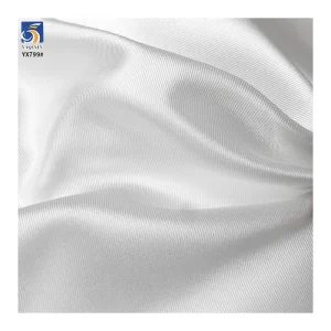 250D 160gsm Woven Twill Satin High Quality Mikado White Bridal Fabric for Dresses Silk Mikado Wedding Satin