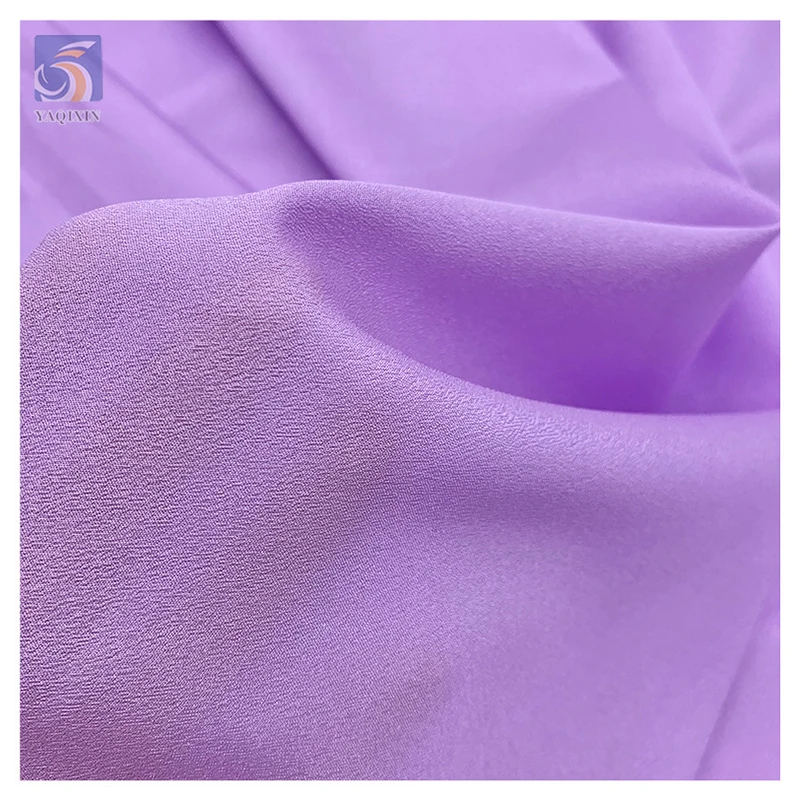 Zhongda Market Polyester Spandex Stretch Moss Crepe Abaya Fabric Shiny Polyester Crinkle Crepe Chiffon Fabric - 图片 5