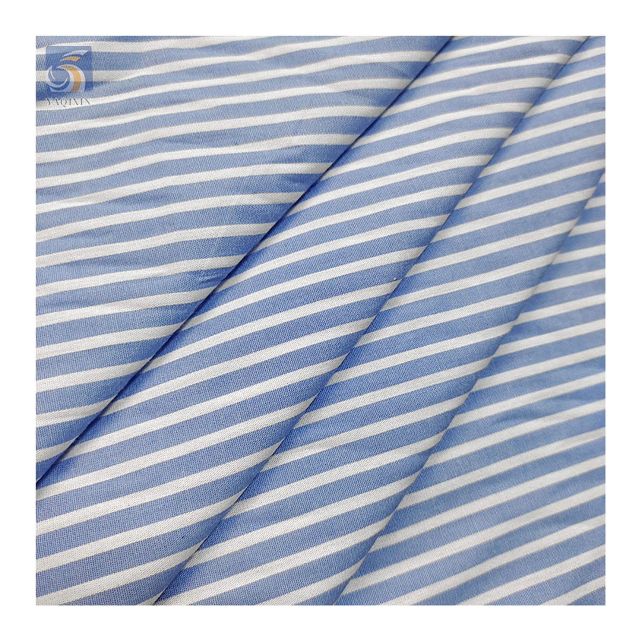 YDL6046 Wholesale 120gsm Yarn Dyed 100% Cotton Stripe Fabric Vertical Striped Cotton Fabric for Pants Suit Dress - 图片 3