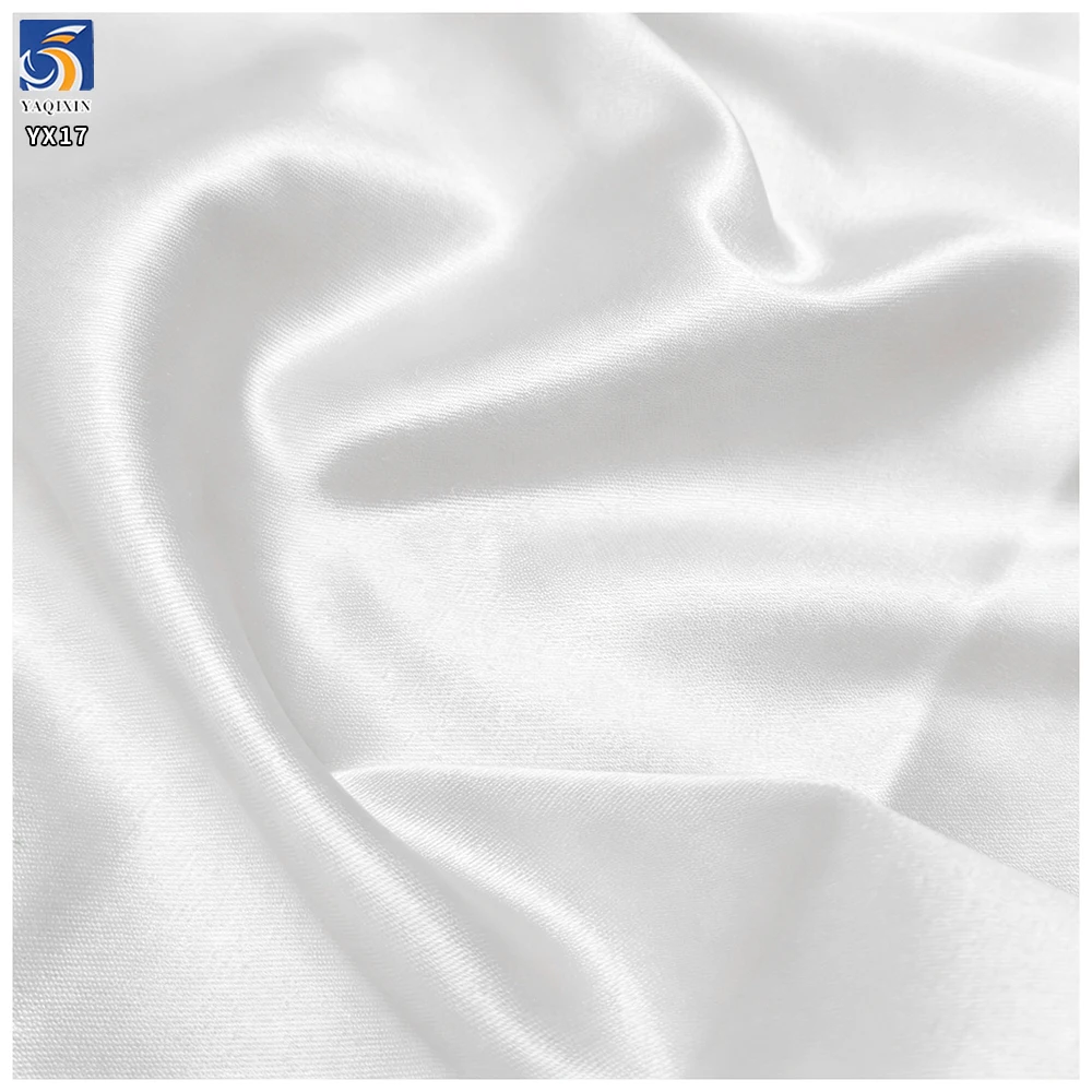YX17 2 Way Stretch Wedding Dress Satin 170gsm Matte Thick Satin Plain Weave for Dress Dress - 图片 5
