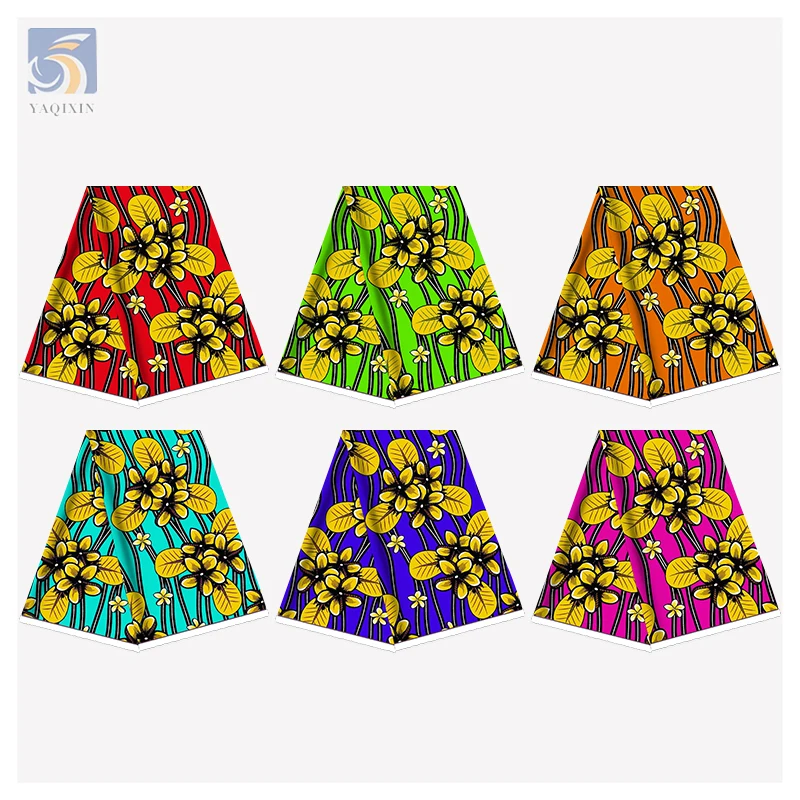 China Manufacturer Custom 100% Polyester Pacific Island Design Fabric Dress Retro Print Your Own Designs on Fabric - 图片 3