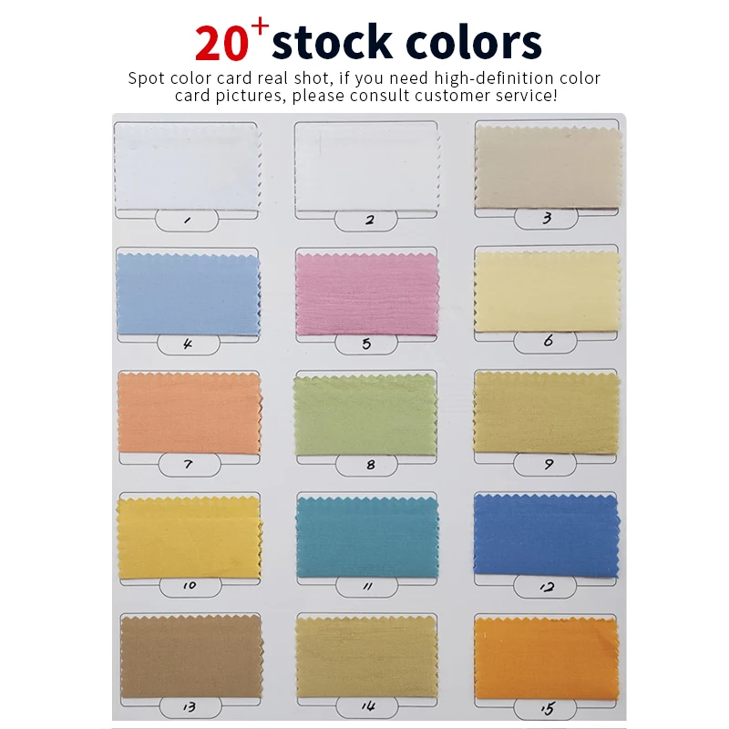A2131 125gsm 60S Stretch Washed Cotton Poplin Fabric for Ladies Shirt Dress Fabric - 图片 4