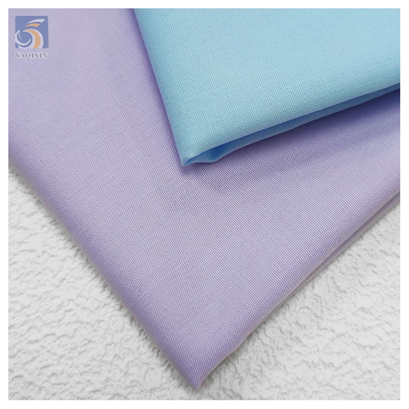 TR 110gsm Market Textile Supplier Cheap Plain Soft Poplin 80% Polyester 20% Cotton Fabric for Vietnam Clothing - 图片 5
