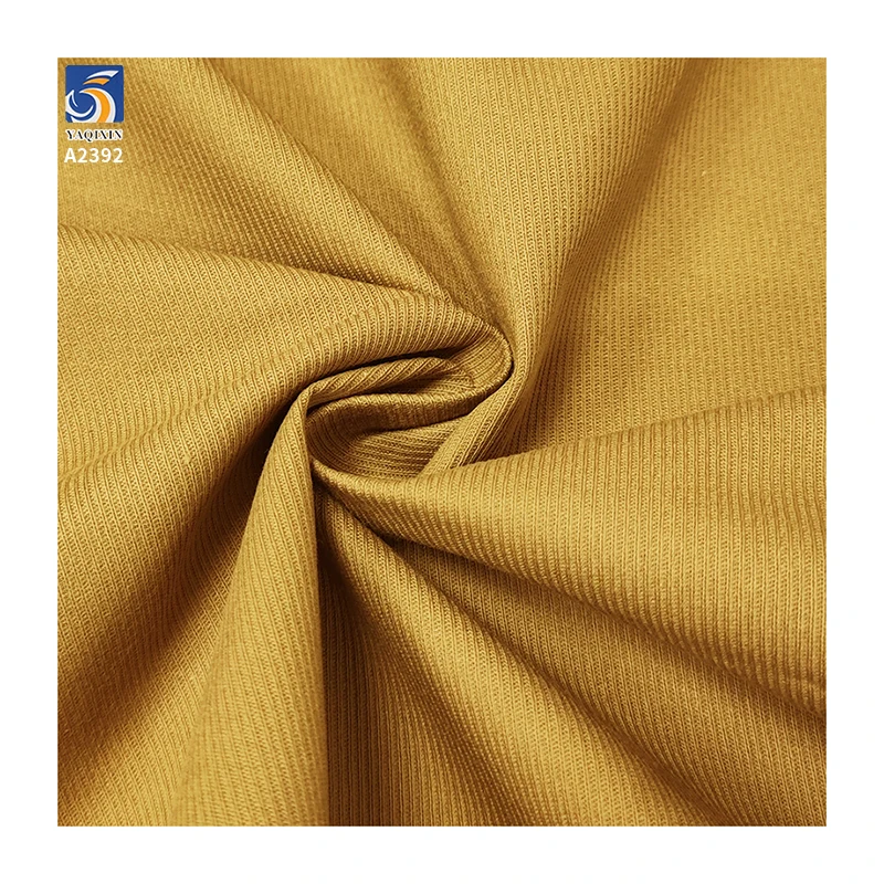 A2392 Wholesale Customized 200gsm TR Texture Khaki Double Twill 100% Cotton Fabric Double Twill Cotton Chino Fabric - 图片 3