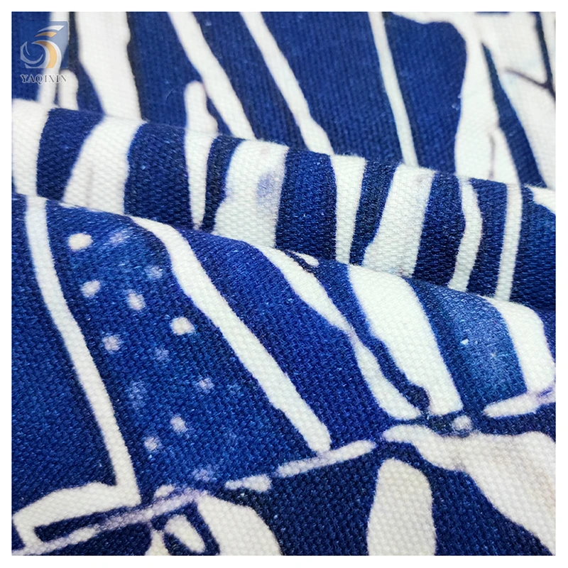 Custom Pattern Printed Cotton Canvas Fabric Polynesian 100% Cotton African Tribal Ethnic Print Fabric - 图片 5