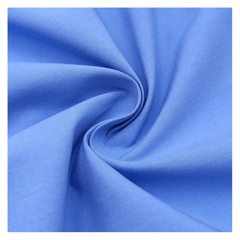 Wholesale 110gsm 50% Cotton 50% Polyester Modal Fabric for Women Atomized Silk Cotton Shirt Dress Polyester Woven Fabric - 图片 3
