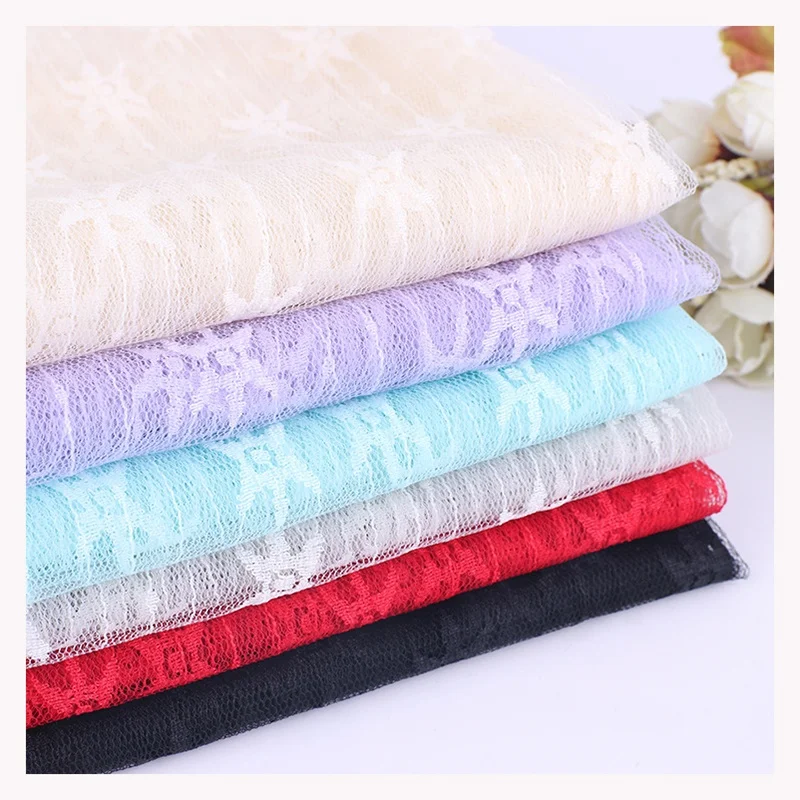 THM004 Cheap Textile Jacquard 100% Nylon Tulle Mesh Net Fabric Luxurious Wedding Bridal Tulle for Girls Dress