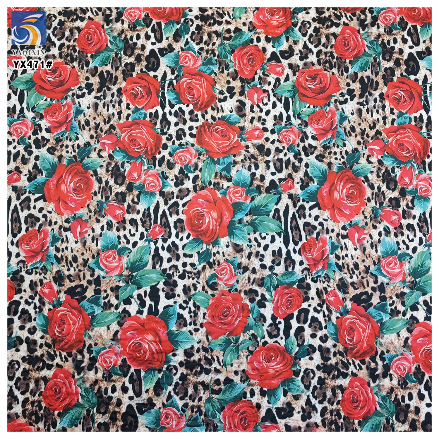Polyester Spandex Mesh 4 Way Stretch Fabric for Swimsuits Digital Print Flowers Dress 4 Way Stretch Net Mesh Fabric - 图片 3