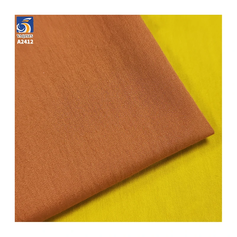 A2412 High Quality 32S Thickened 170gsm 63% Cotton 37% Nylon Poplin Fabric Plain Shirt Jacket Pants Cotton Poplin Fabric - 图片 3