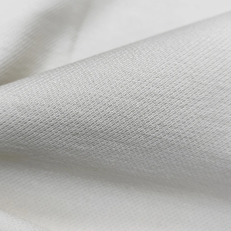 A2266 New Material 53%Cotton 45%Nylon 2%Spandex Double Line Twill Stretch Fabric 250gsm Super Soft Stretch Pants Fabric - 图片 3