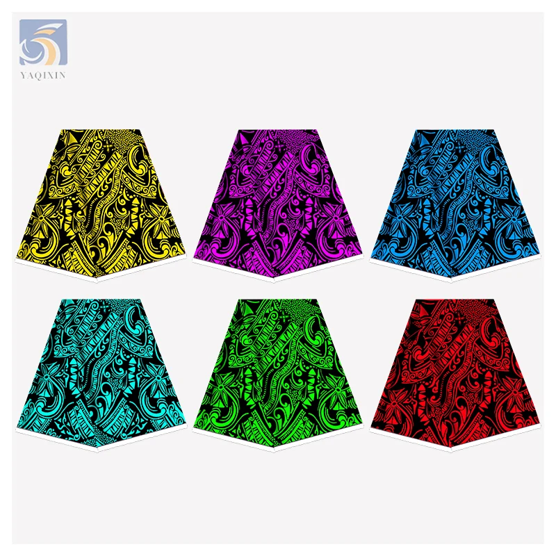 African Woman Textile Fabric Cameroon Nigeria Tribal Pattern Polyester Fabric 100 Polyester Print Fabric - 图片 3