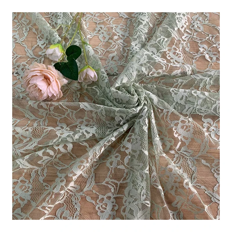 LST007 2025 African Ghana Chantilly Lace Fabric French Wholesale for Women Dress - 图片 6