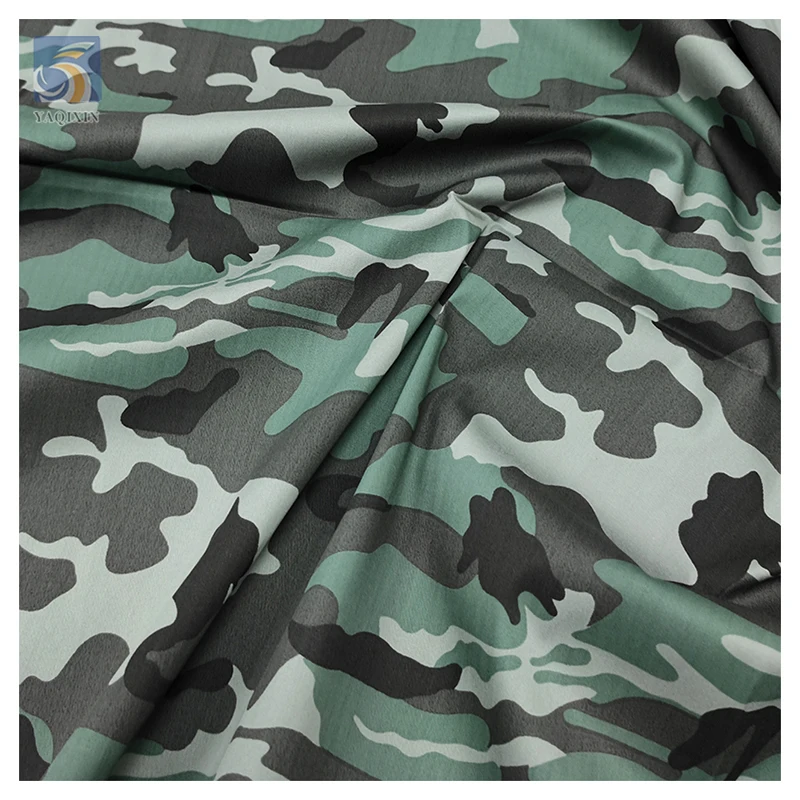 A265 Guangzhou Zhongda Fabric Market Stock Lot Cheap Cotton Polyester Nylon Material Camouflage Fabric by the Yards - 图片 4