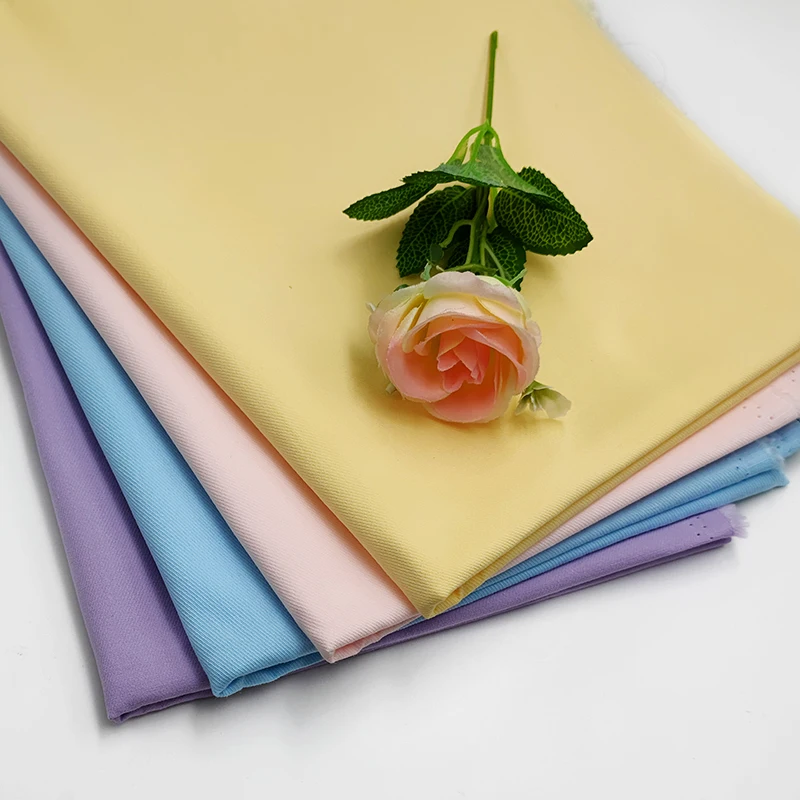 A2060 Hot 125gsm Yellow Washed Fine-Twill Thailand 100% Cotton Fabric for Children's Clothing - 图片 5