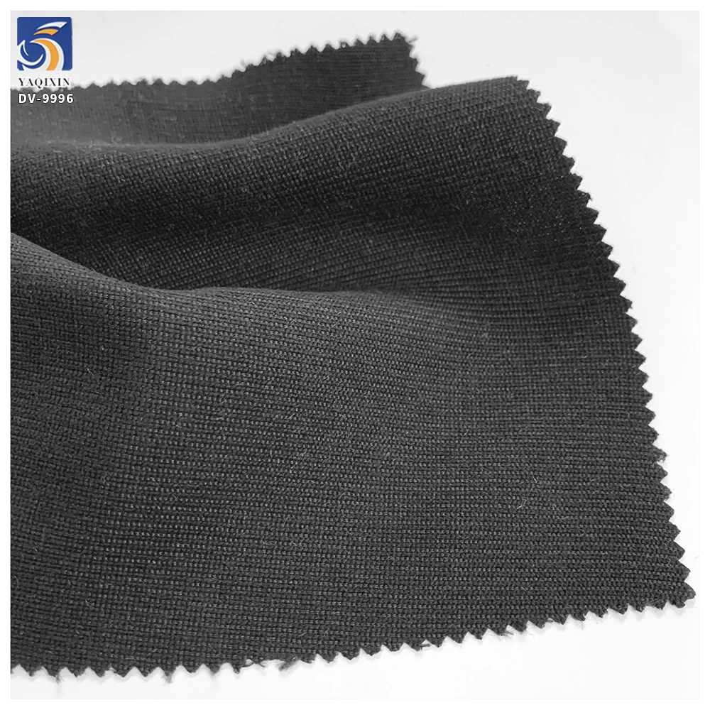 DV9996 255g Hot Selling Fashion Polyester Twill Black Suit Fabric 96% Polyester 4% Spandex Stretch Twill Fabric for Suit Pants - 图片 4