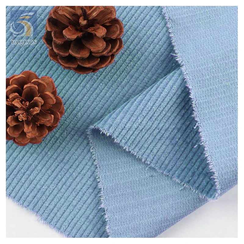Guangzhou Supplier Wholesale Price Solid 300gsm Woven 8W Polyester Spandex Stretch Corduroy Fabric for Garment - 图片 5