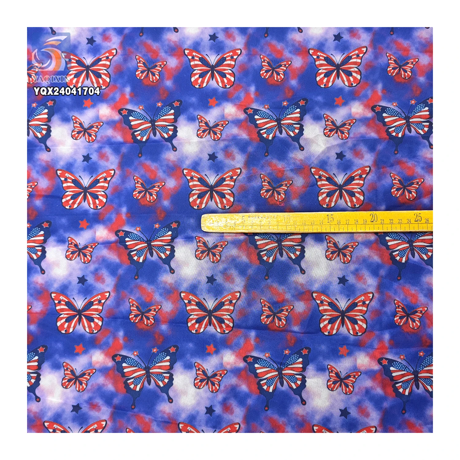USA Popular Beautiful Butterflies Tulle Fabric for Party Custom 100%Polyester Print Fabric Soft Tulle - 图片 6