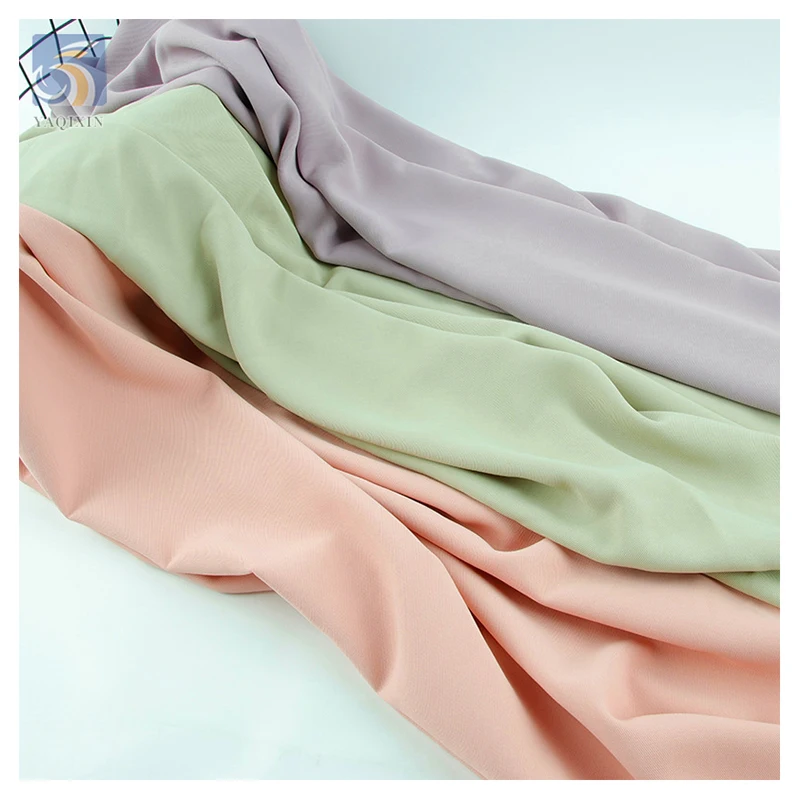 SPH Woven Polyester Double Twill Fabric Lining Chiffon Peacock Twill Fabric Wide Leg Pants Small Suit Fabric for Woman - 图片 4