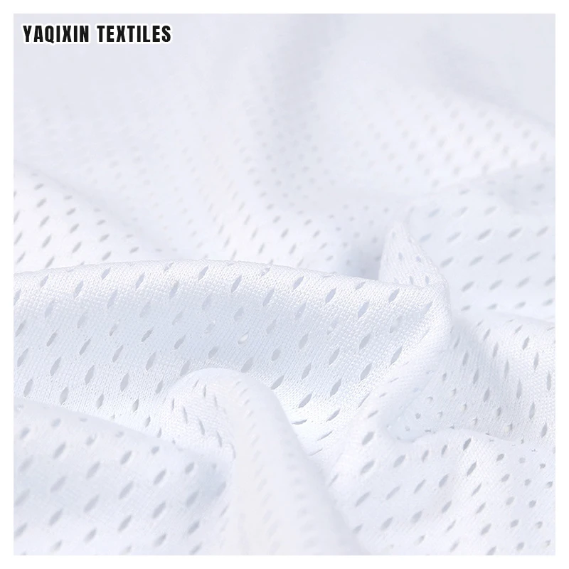 H051 Wholesale 200gsm Dry Fit Fabric Sportswear Bird Eye Mesh Fabric Shirt Polyester Knitted Jersey Fabric - 图片 6