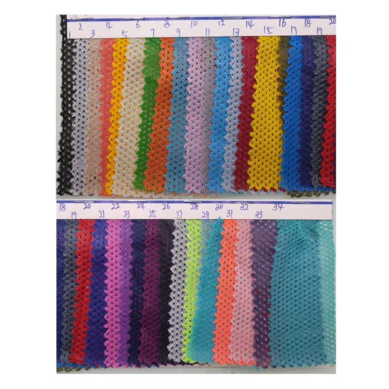 YDM006 Wholesale 50D Polyester Warp Knitting Breathable Sports Mesh Fabric for Summer Clothing Sportswear Fabric - 图片 4