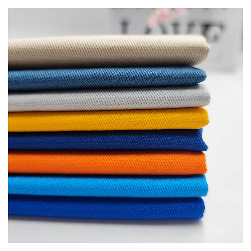 A2176 16*12 260gsm Dyed Woven Twill Chino Fabric 100 Cotton Men's Workwear Fabric - 图片 2