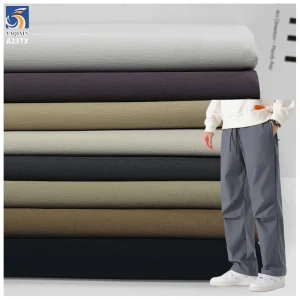 A2373 High Quality Plain 120gsm 95 Nylon 5 Spandex Fabric 4 Way Stretch Waterproof Fabric for Jackets and Trousers