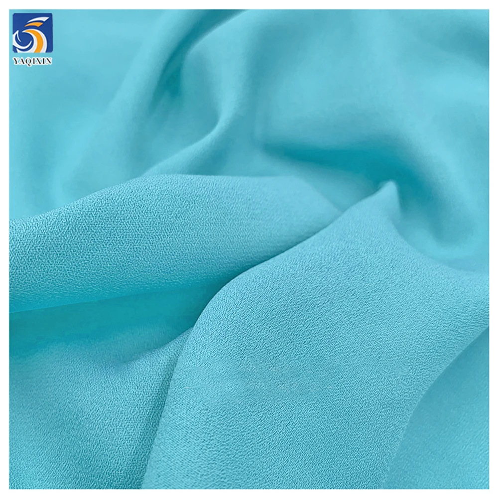 YX2132 New 120gsm Polyester Bubble Chiffon Korean Moss Crepe Fabric Hijab Dress Dubai Chiffon Fabric - 图片 4