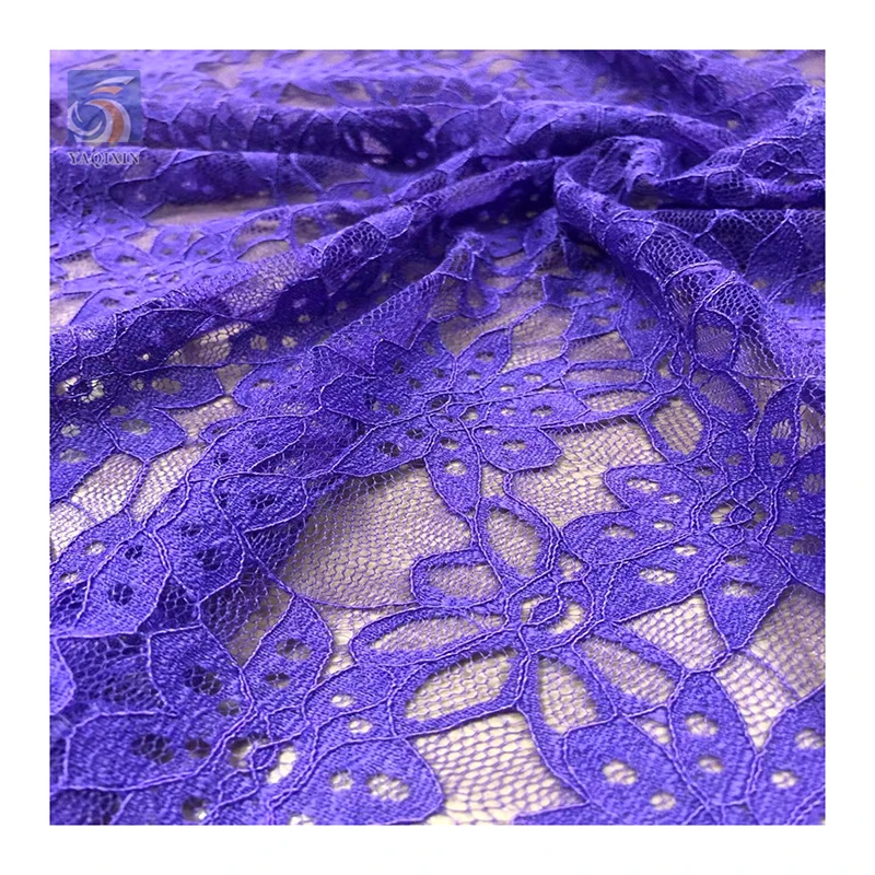 European French Chantilly Lace Fabric Custom Mesh Lace Elastic Dress Chantilly Lace Fabric - 图片 6