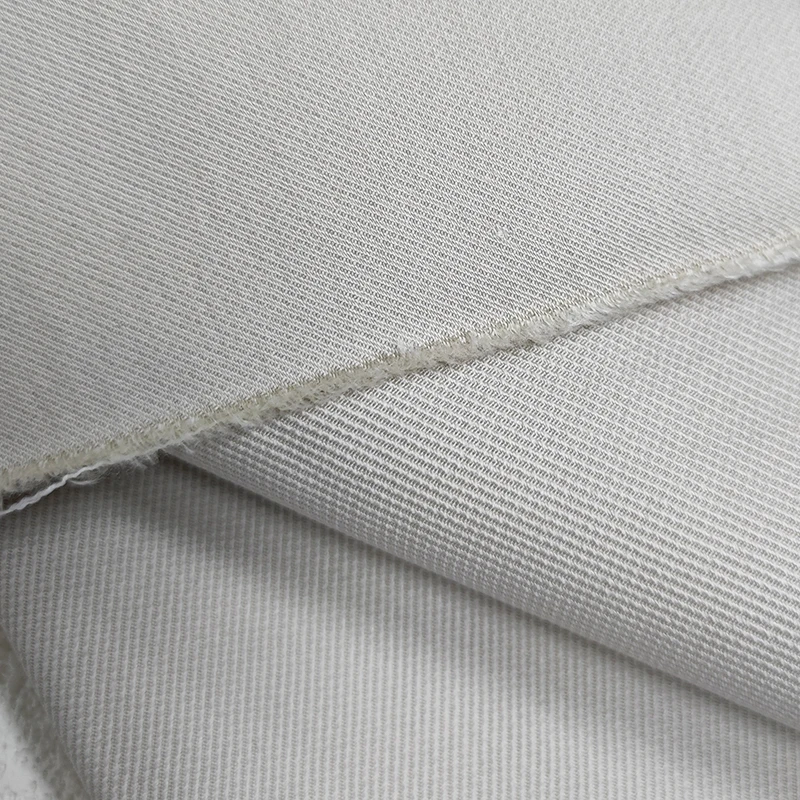 A2266 New Material 53%Cotton 45%Nylon 2%Spandex Double Line Twill Stretch Fabric 250gsm Super Soft Stretch Pants Fabric - 图片 6