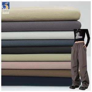 A2369 Combed T800 97% Cotton 3% Spandex Woven Stretch Twill Fabric for Ready-Made Garments Silk Composite Silk Stretch Shirts