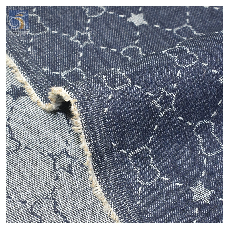 300gsm 10*10 Cheap Prices Jeans Fabric for Shirt Jacket Jacquard 100% Cotton Stock Lot Denim Woven Weft 10 Yards Heavyweight - 图片 6