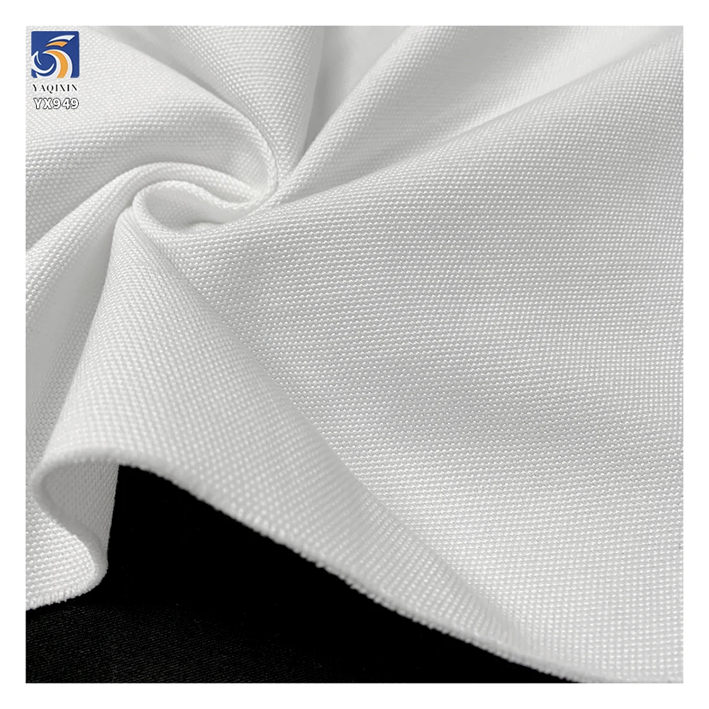 YX949-1 460g/m² Very Heavy Customized White Color Polyester Canvas Fabrics 16oz Bags Garments Clothing Canvas Fabric - 图片 5