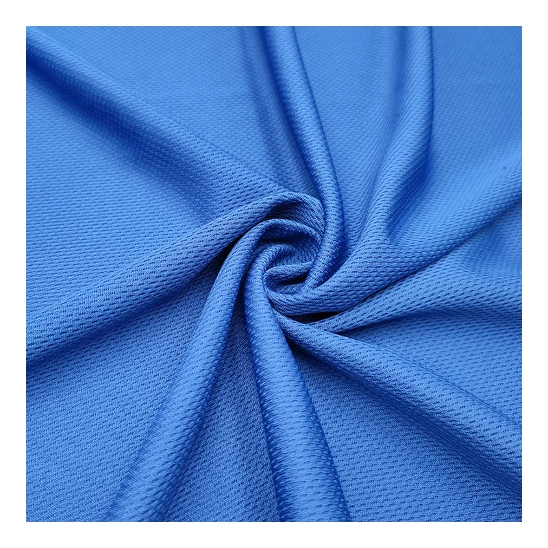 180gsm Knit Mesh Sport Fabric for Jersey 100%Polyester Dri-Fit Sportswear Bird Eye Mesh Fabric - 图片 4