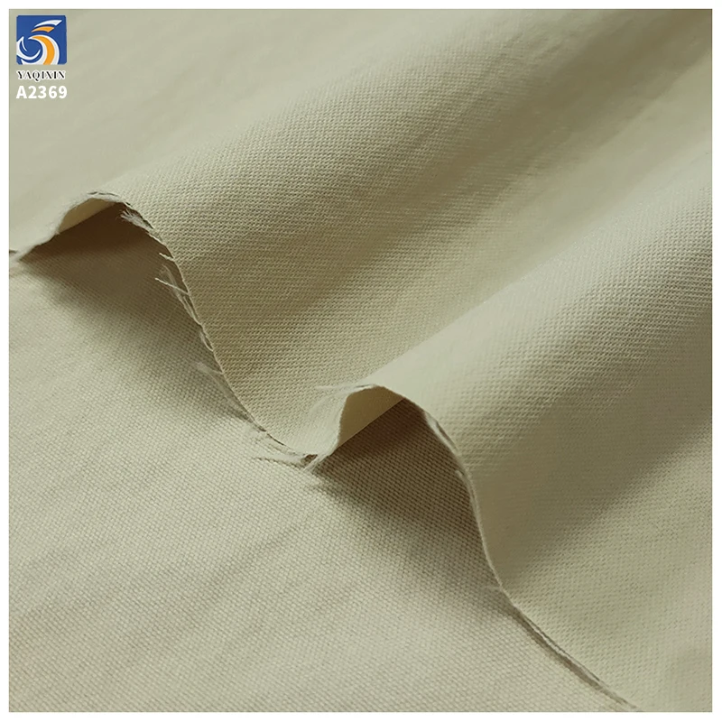 A2369 Combed T800 97% Cotton 3% Spandex Woven Stretch Twill Fabric for Ready-Made Garments Silk Composite Silk Stretch Shirts - 图片 3