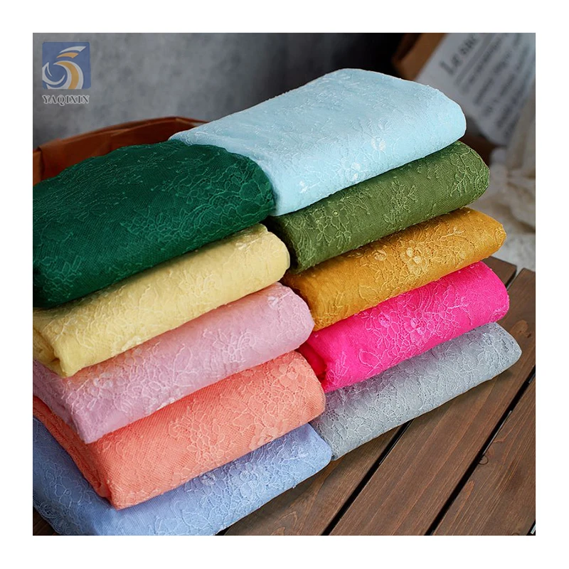 China Novel Design Knit Eyelash Lace Fabrics for Curtains Tablecloths Clothing Home Textiles 1.5M*2M - 图片 6