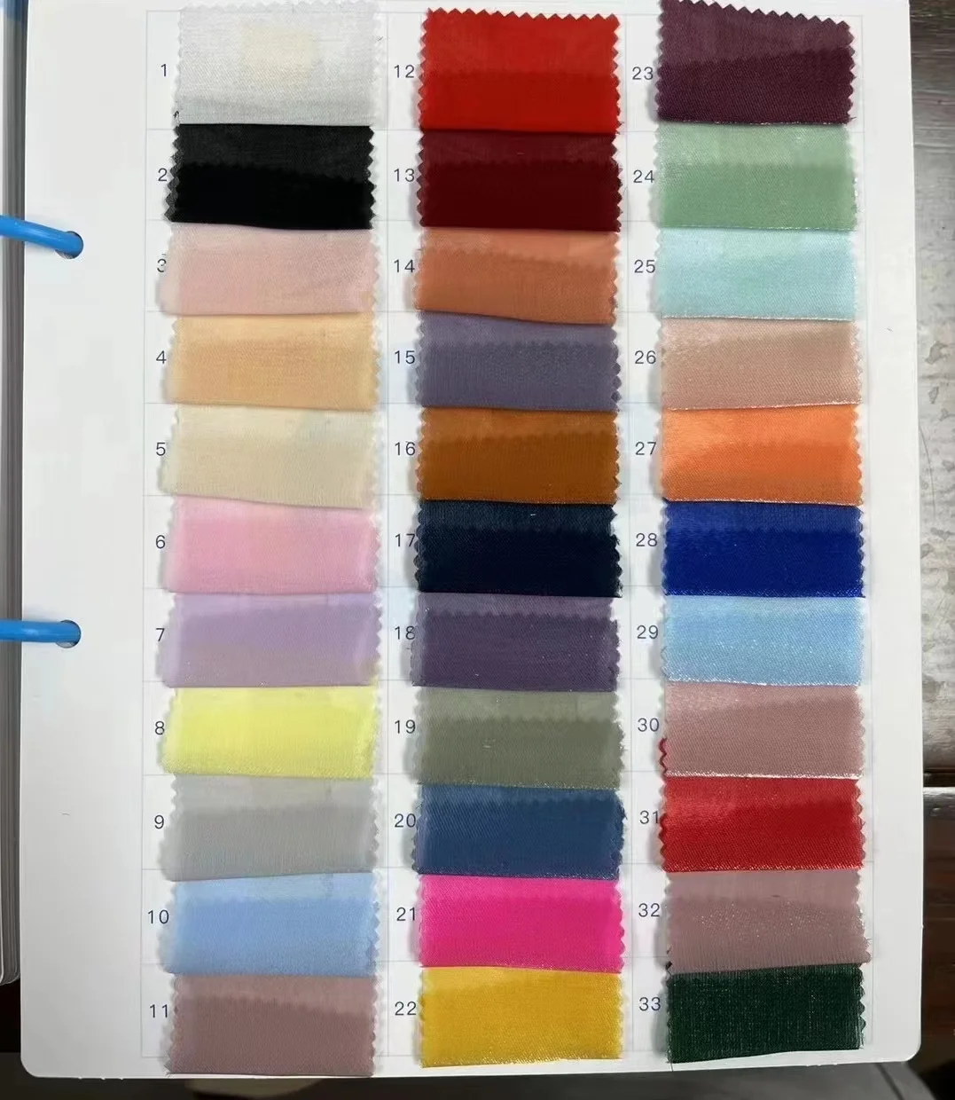FO001-1 High Quality Luxury Solids Soft Polyester Glossy Organza Fabric Shiny Dress Liquid Organza Fabric - 图片 6