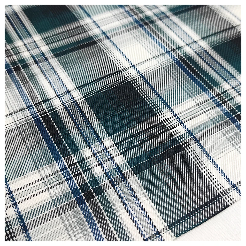 Hot 200-220gsm Japanese JK Check School Uniform Material Fabric Polyester Dress Shirting Fabric Woven Yarn Dyed Fabric - 图片 5